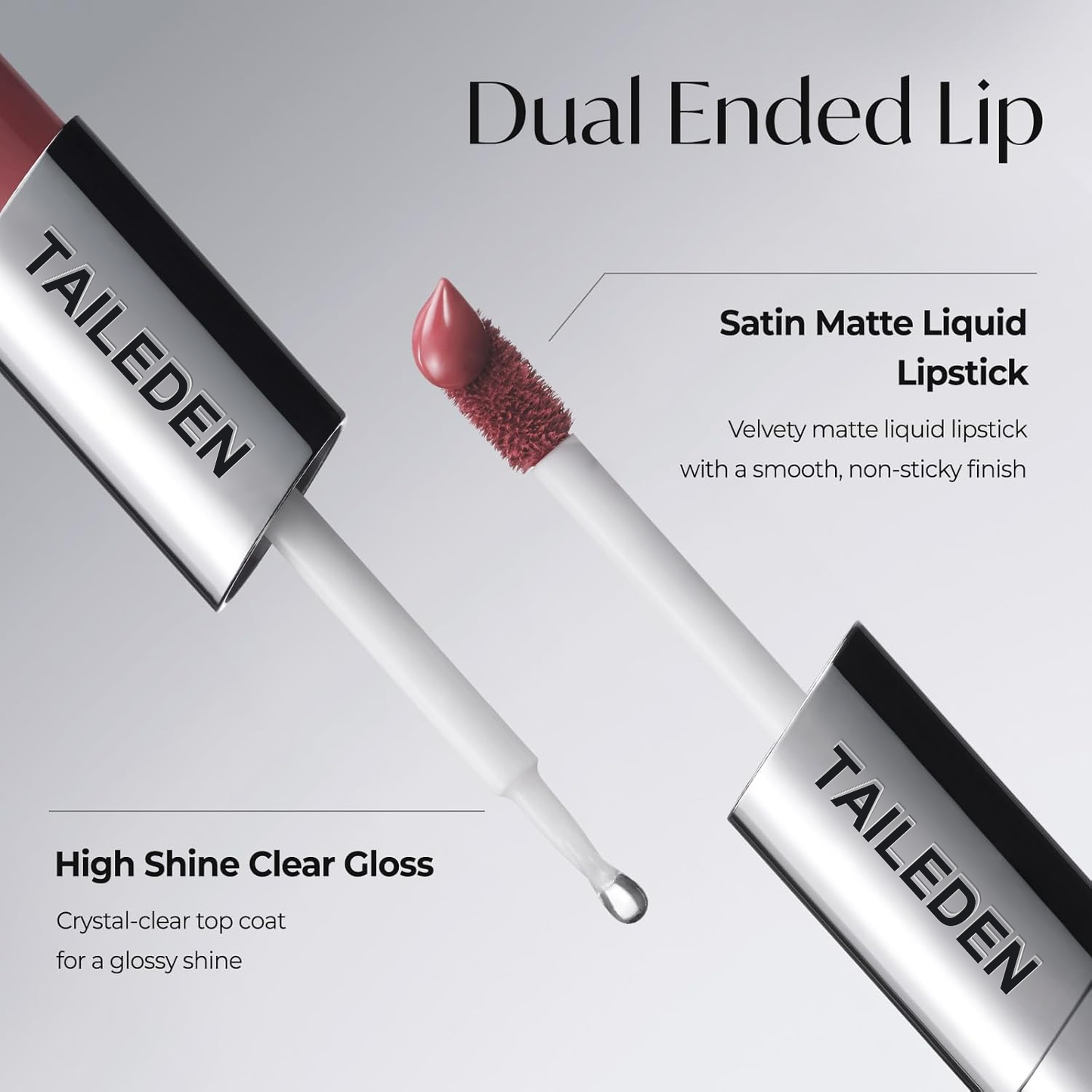Perfect Twin Lip matte color and clear gloss