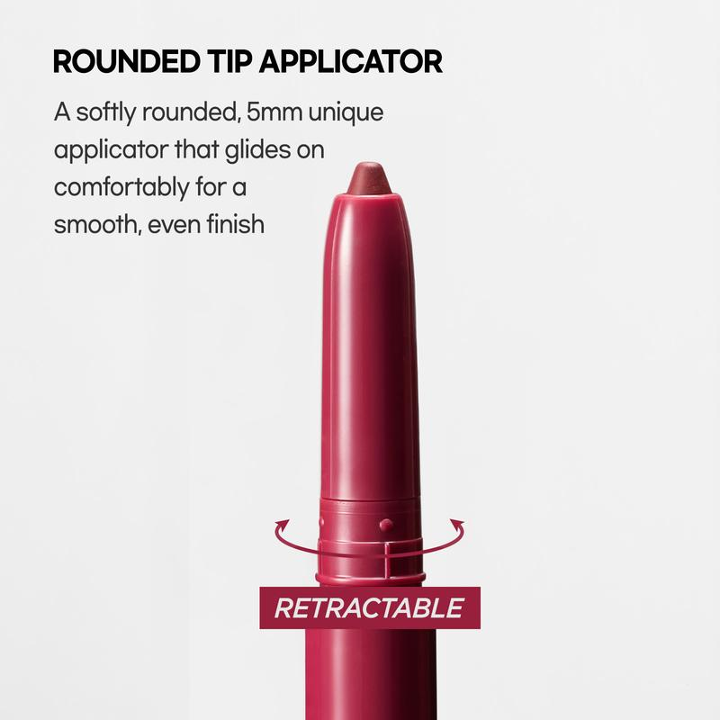 Creamy lip liner texture and pigment
