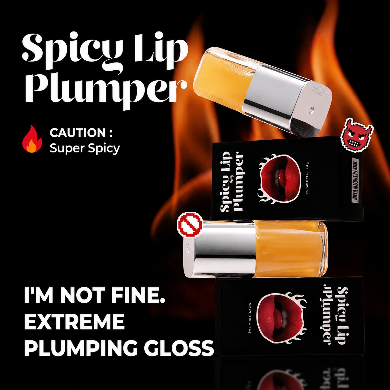 Spicy Lip Plumper — Fuller-Looking Lip Plumper Gloss